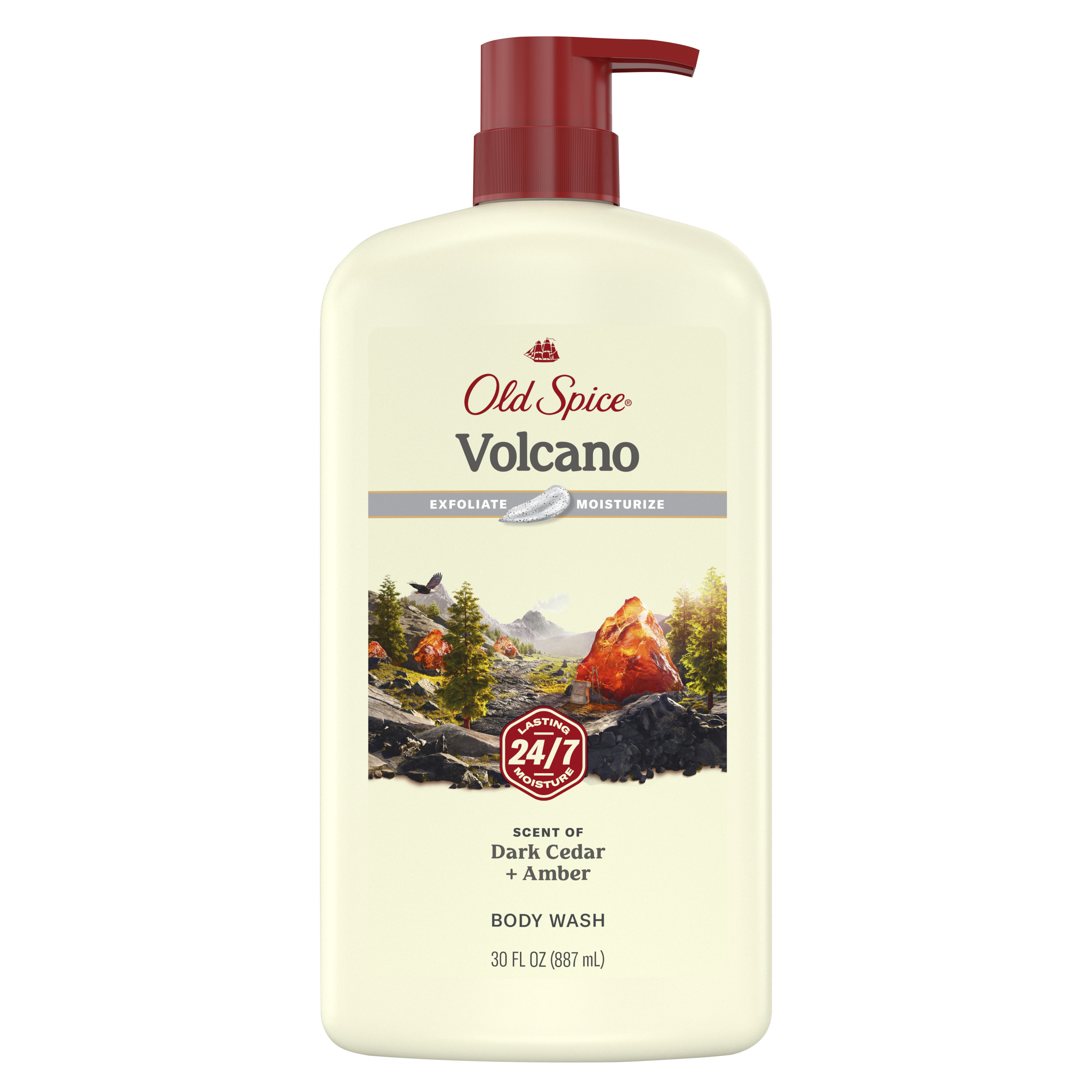 Old Spice Men's Body Wash for Men, Volcano Scent 30 Oz