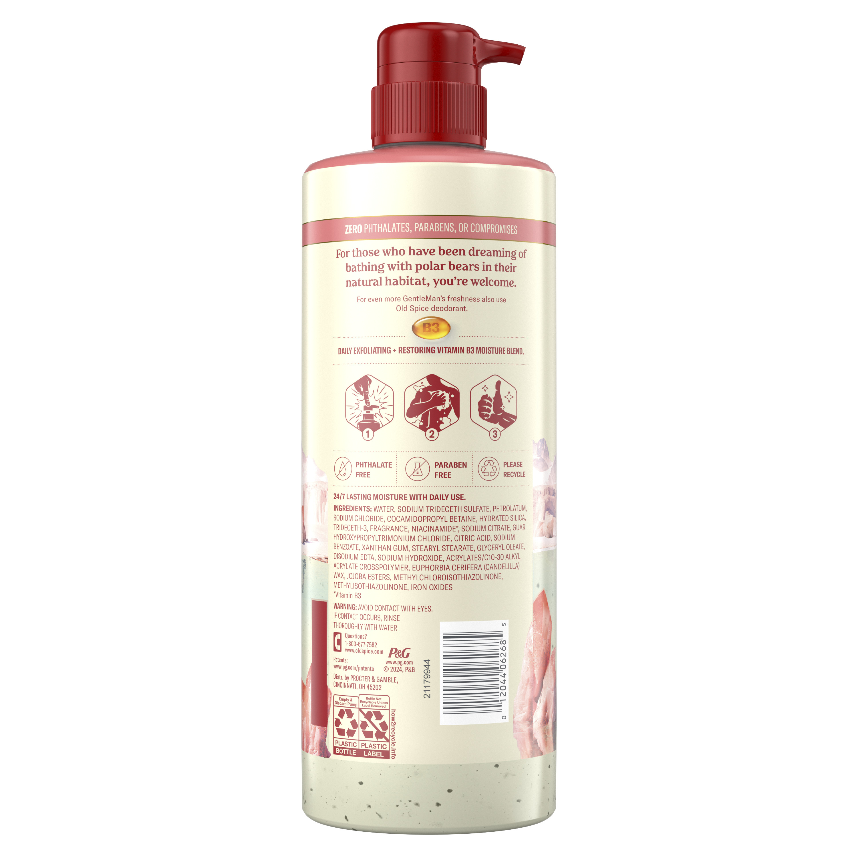 Old Spice Men's Body Wash for Men, Himalayan Sea Salt, 26 Oz
back