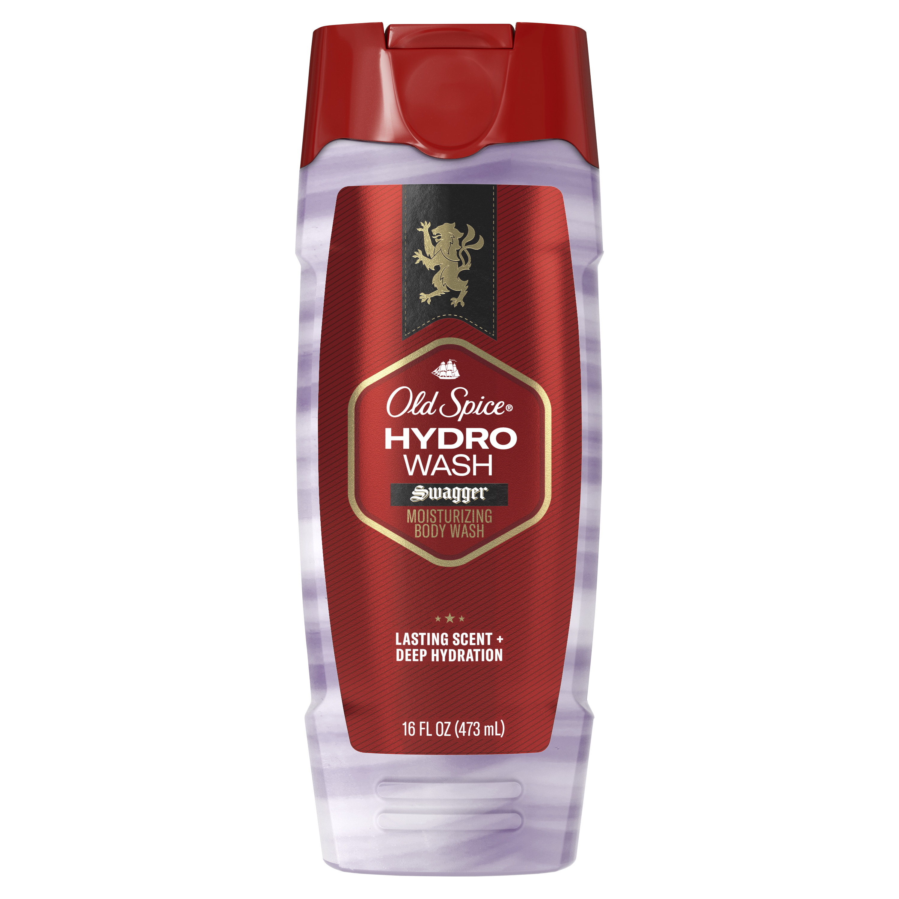 Old Spice Men's Body Wash Moisturizing Hydro Wash, Swagger Scent, 16 Oz