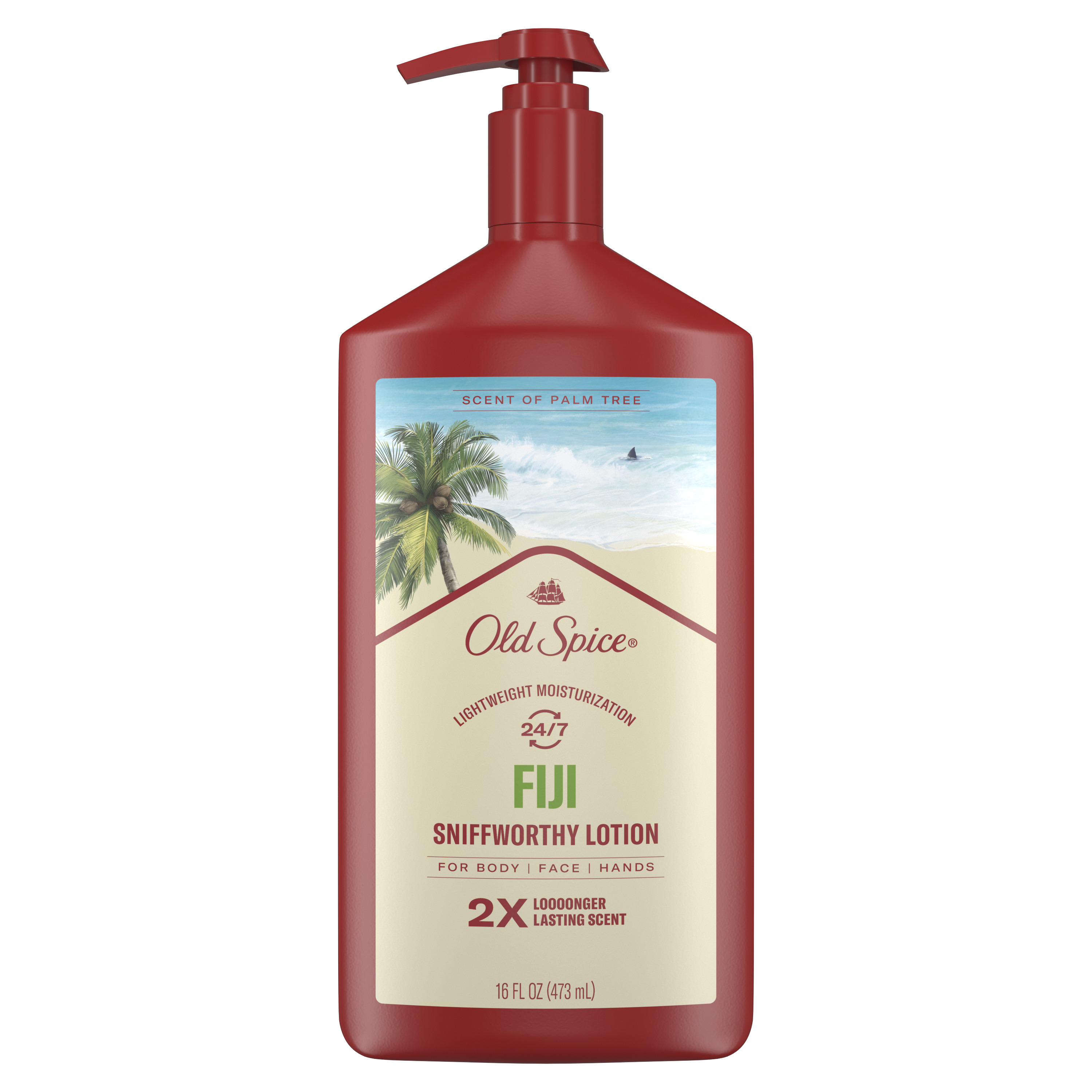 Old Spice Hand and Body Lotion, 24/7 Moisturization, Fiji