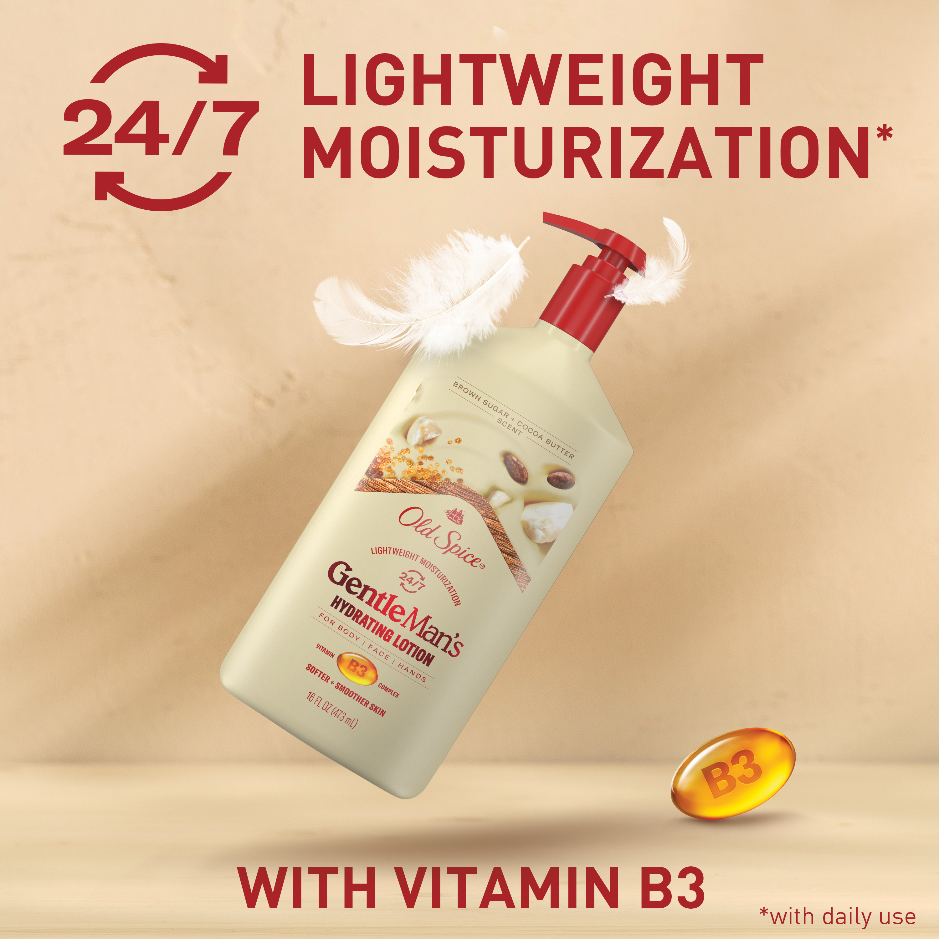 Old Spice Hand and Body Lotion, Brown Sugar and Cocoa Butter