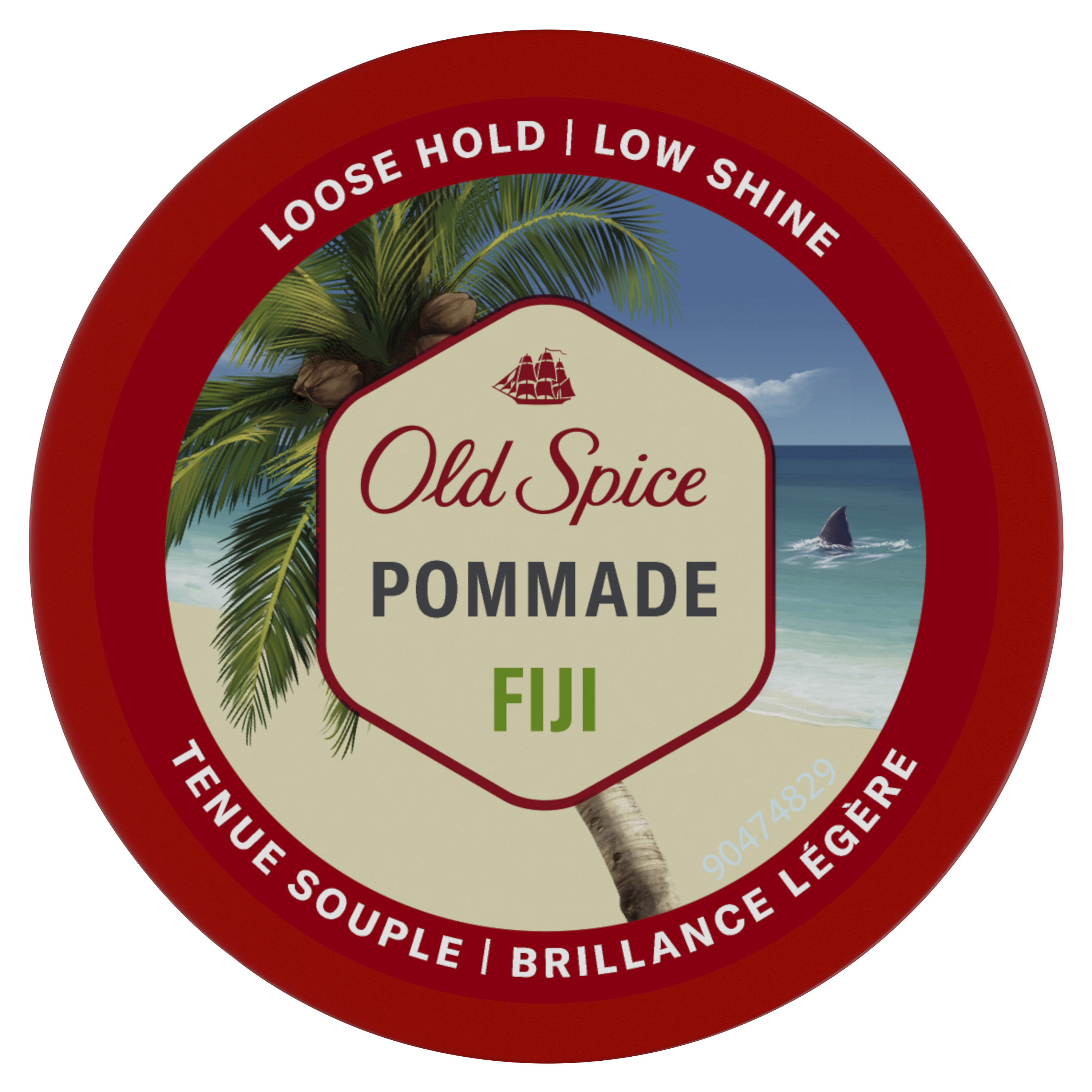 Old Spice Fiji Pomade, Loose Hold, Low Shine, 2.22 oz