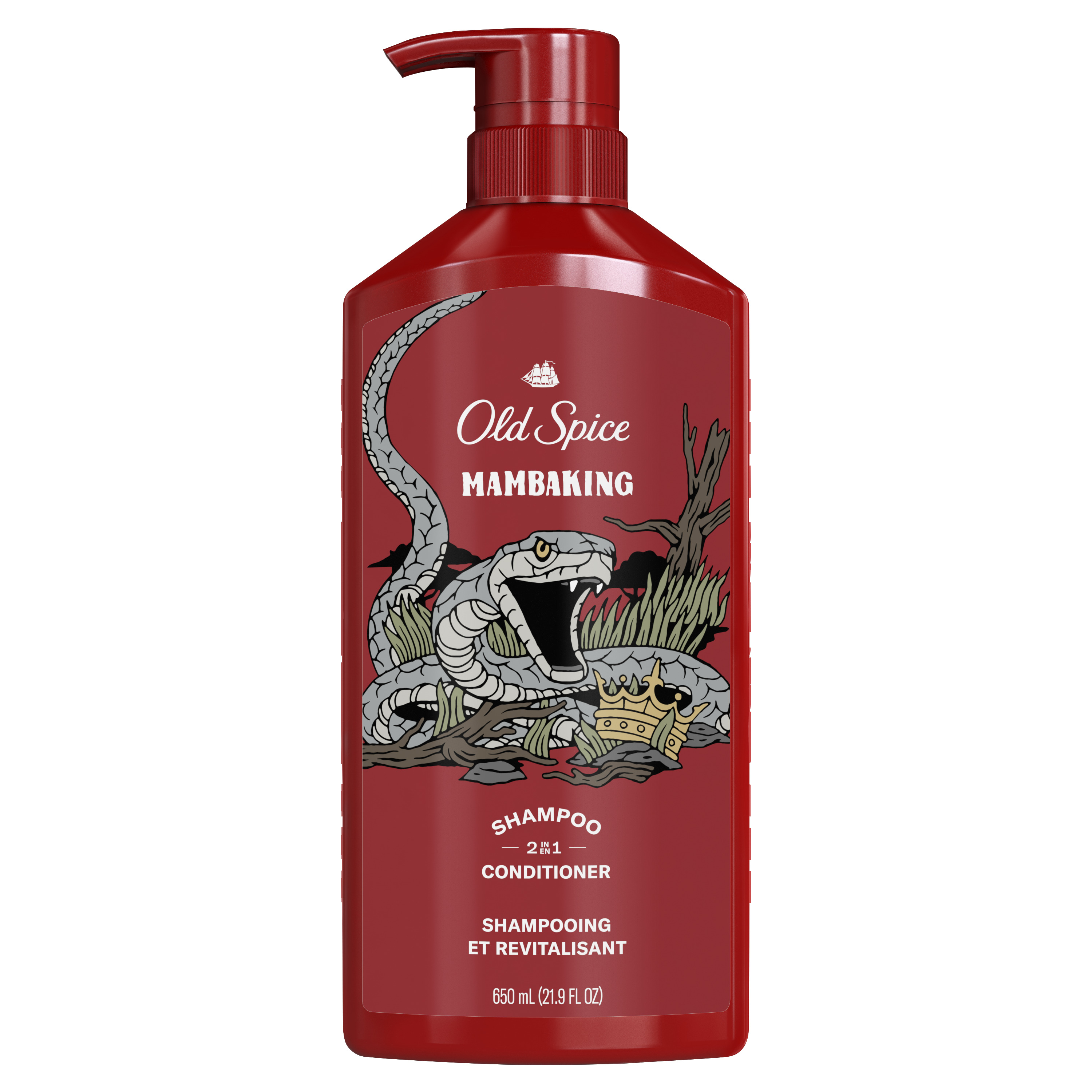 OS MambaKing 2in1 Shampoo and Conditioner for Men, 21.9 Oz 650ml
front