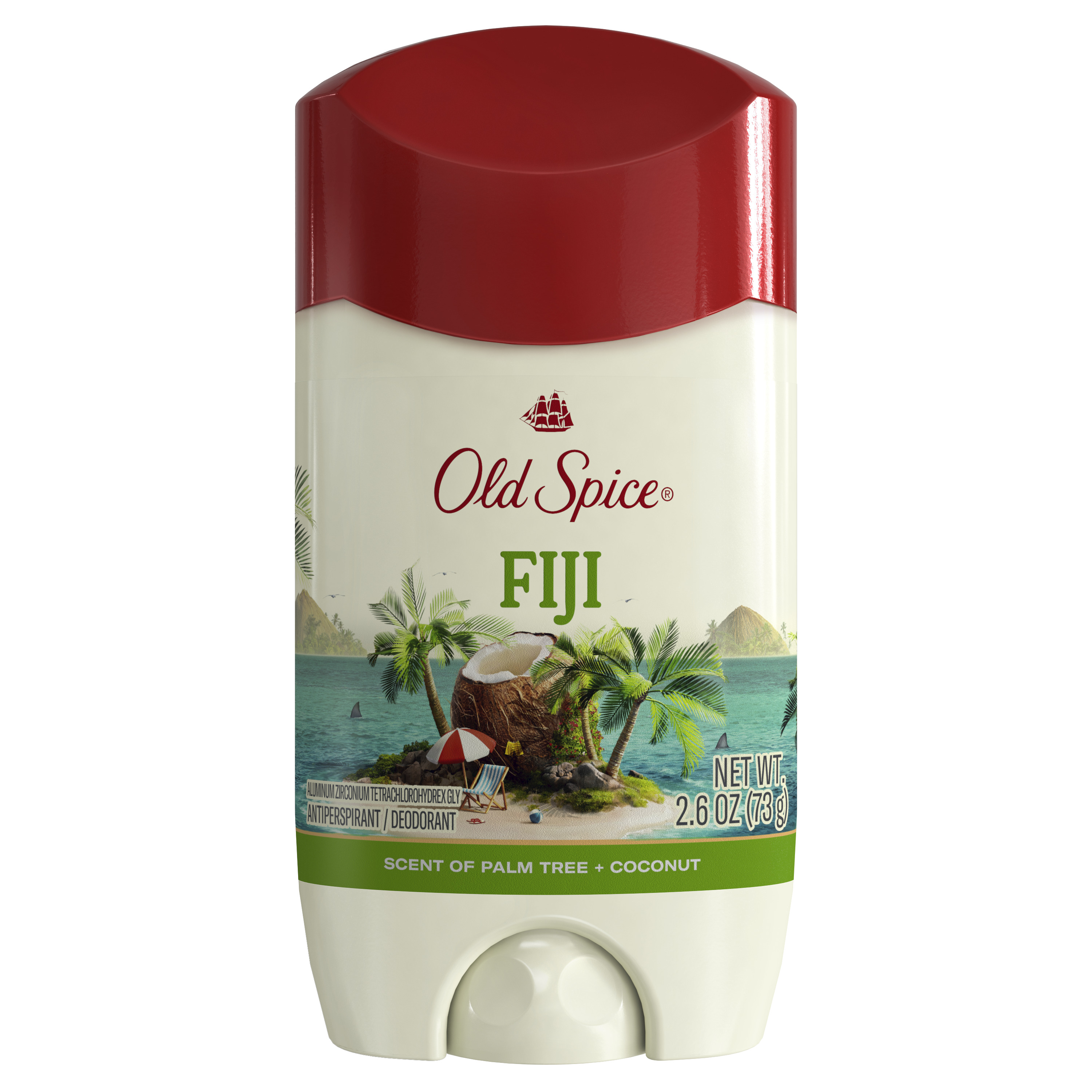 Old Spice Men's Antiperspirant & Deodorant Fiji with Palm Tree