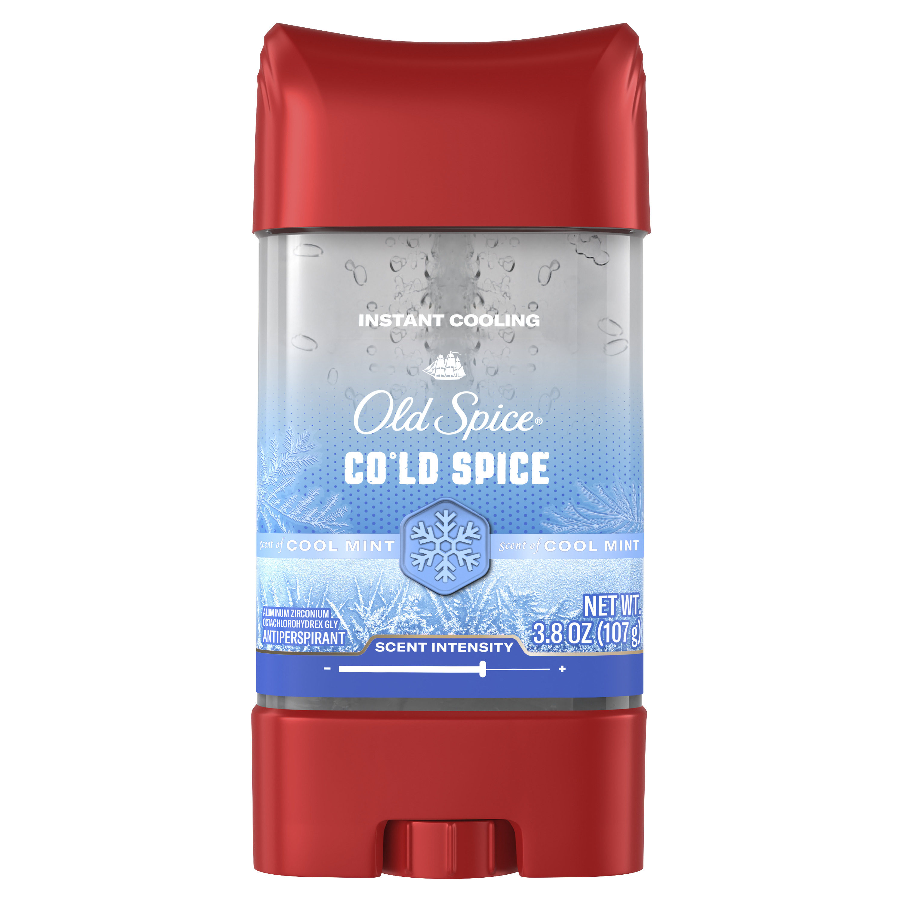 Old Spice Red Collection Clear Gel Antiperspirant for Men, Cold Spice Scent