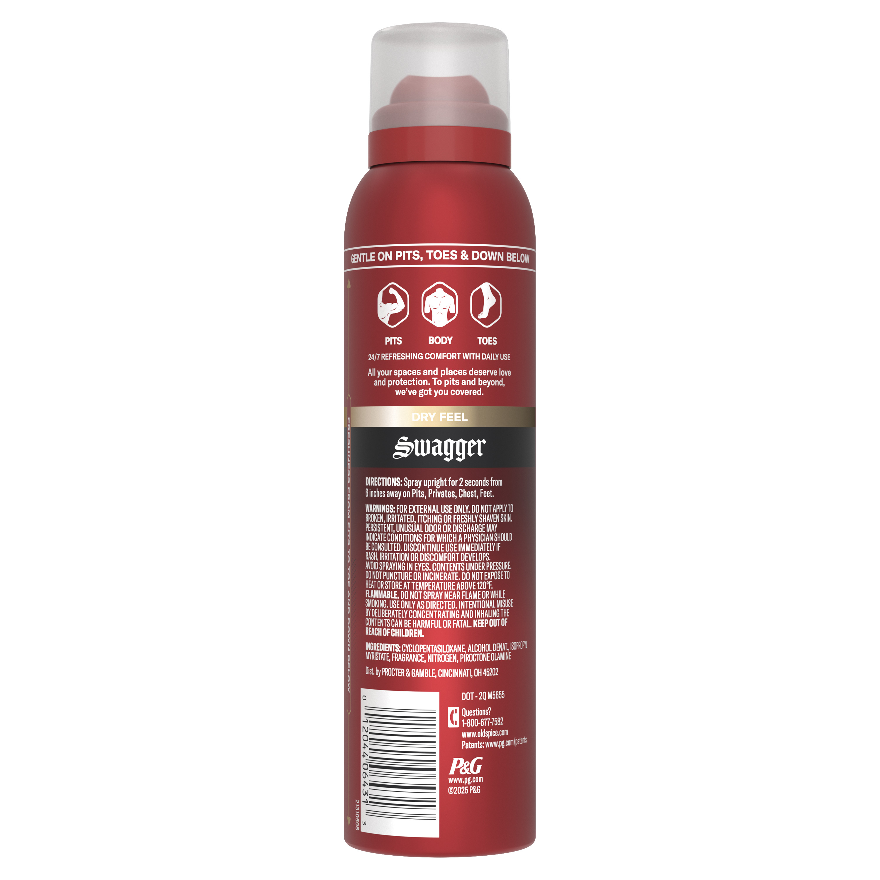Old Spice Whole Body Deodorant Spray, Swagger back