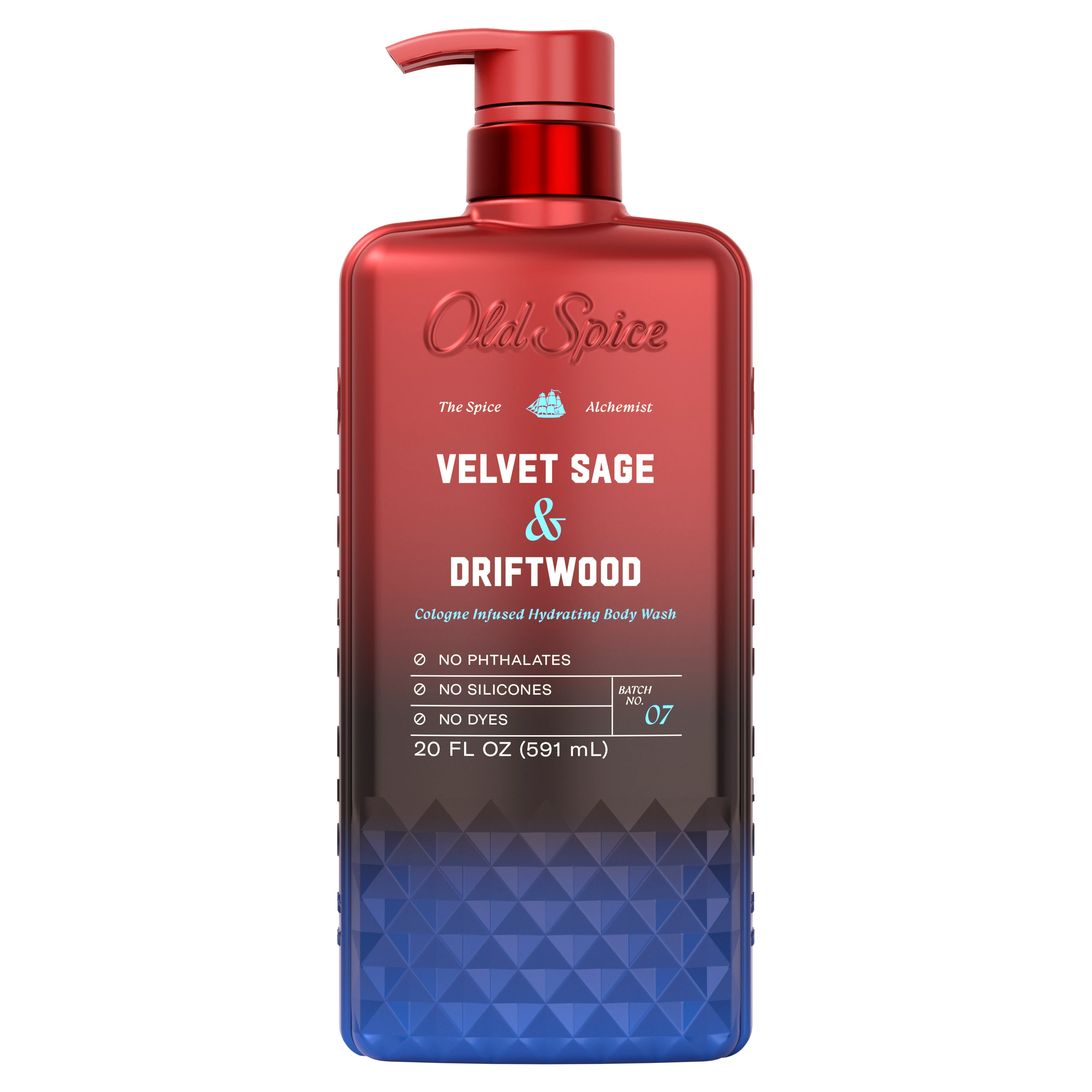 Old Spice Body Wash for Men, The Spice Alchemist Collection, Velvet Sage and Driftwood