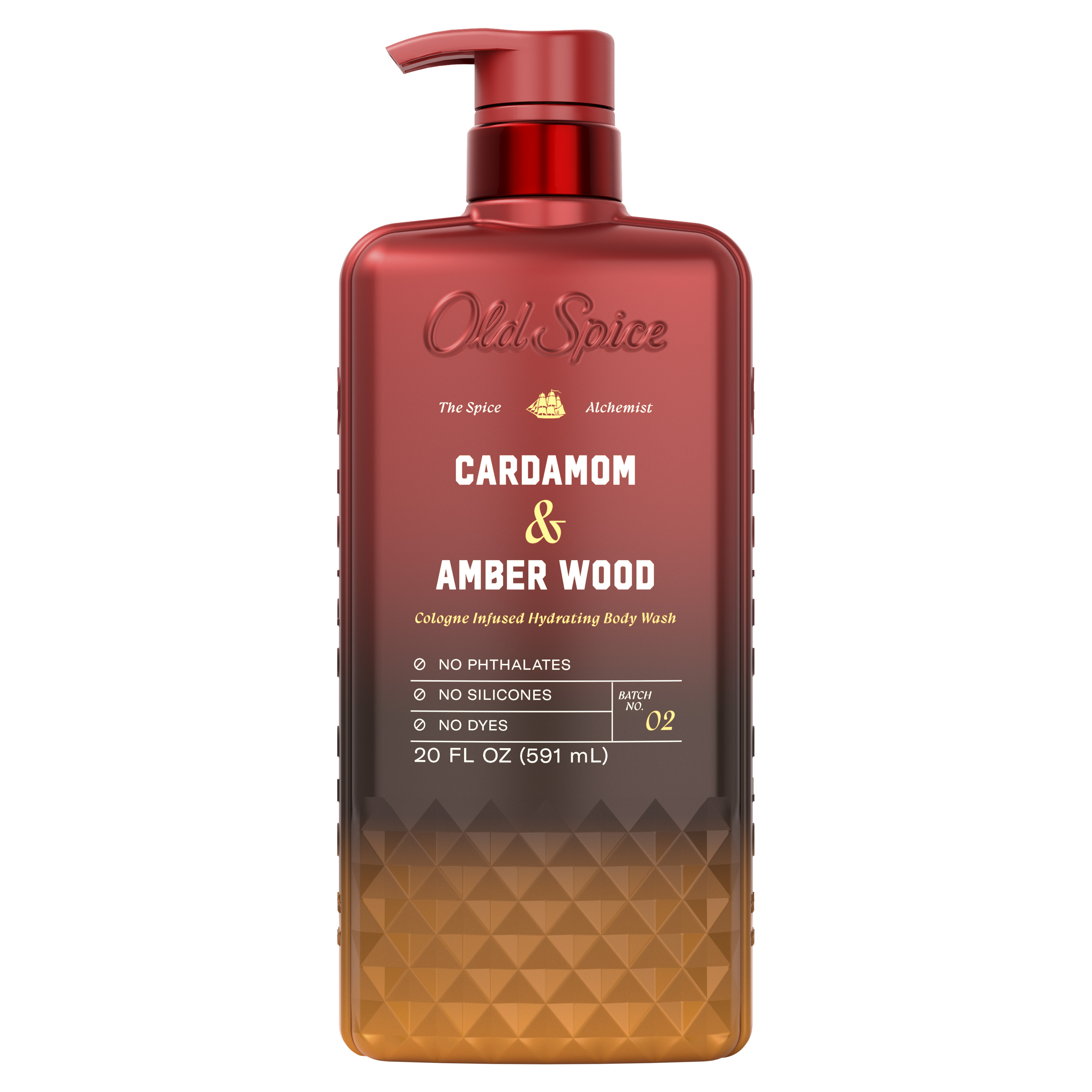 Old Spice Body Wash for Men, The Spice Alchemist Collection, Cardamom and Amber Wood