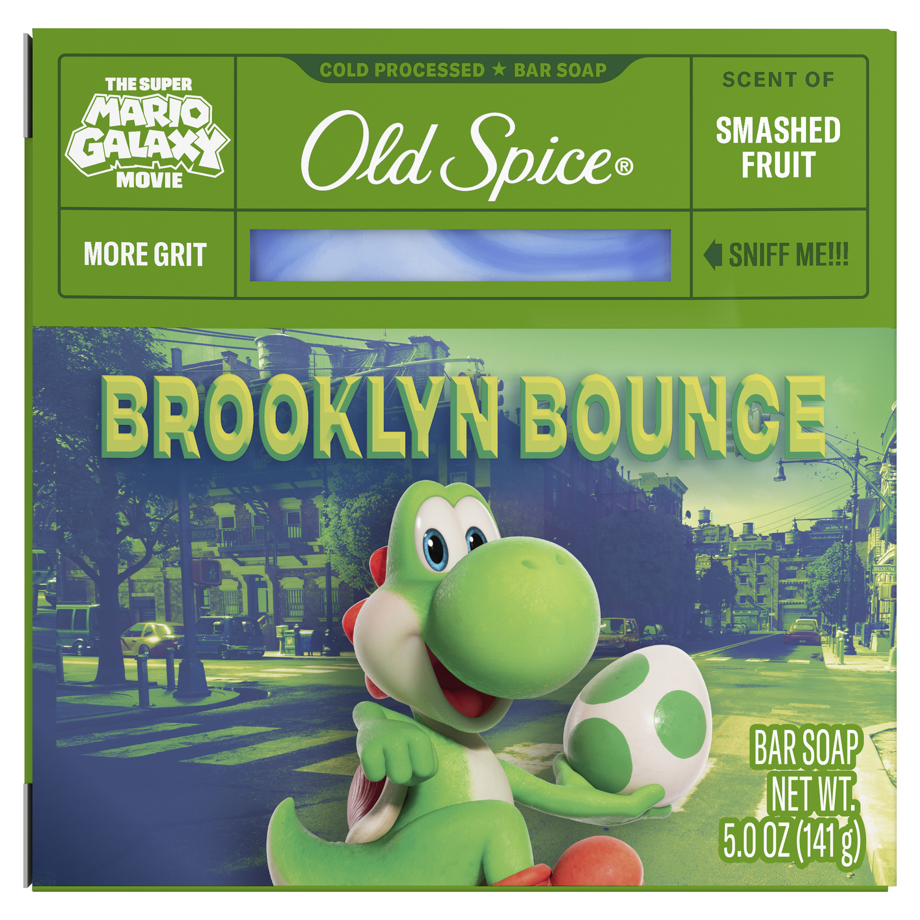 Old Spice Men’s Cold Processed Bar Soap, Brooklyn Bounce, Old Spice x The Super Mario Galaxy Movie