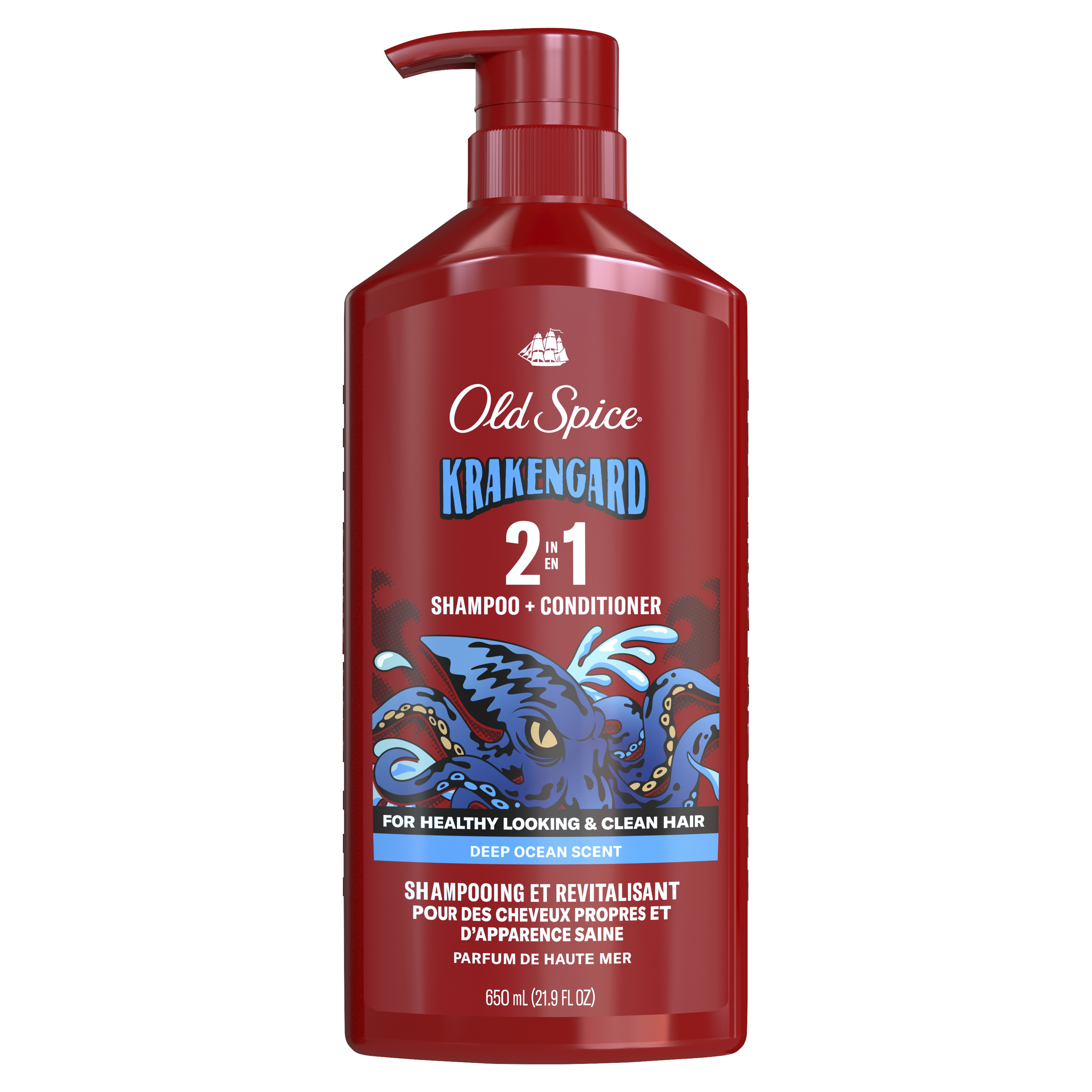 Krakengard Shampoo + Conditioner 21.9 FL oz| Front