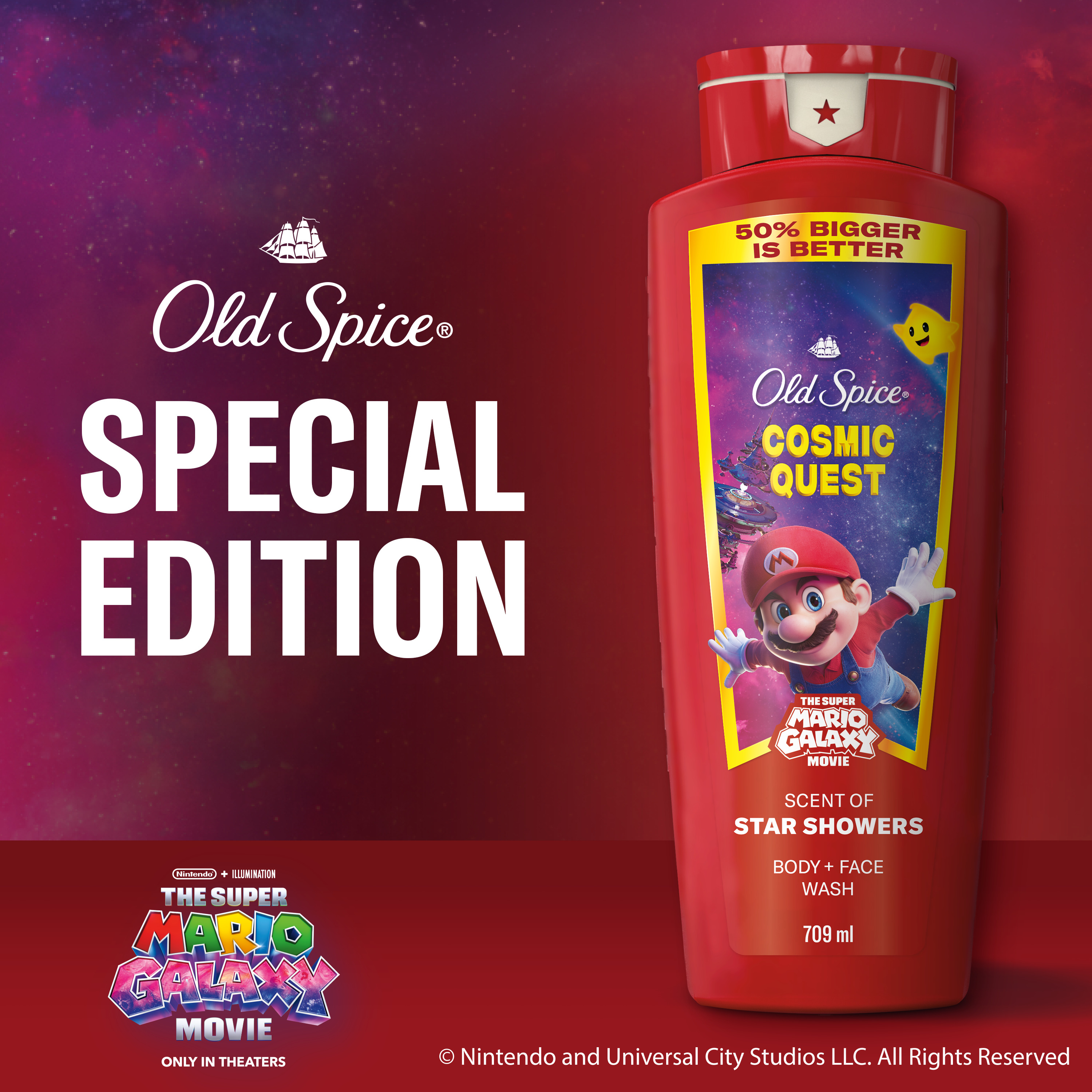 SMELL SUPER: Old Spice and The Super Mario Galaxy Movie Launch Cosmic Grooming Collection With New Out-of-This-World Scents