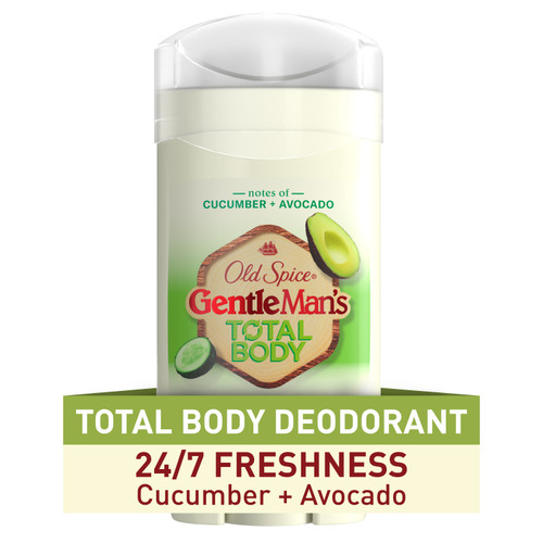 Old Spice GentleMan's Blend Total Deodorant, Cucumber + Avocado