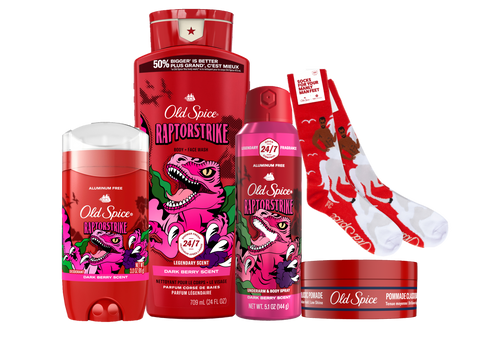 【新品】Old Spice Raptor Strike デオドラント4本 Raptorstrike Bundle
