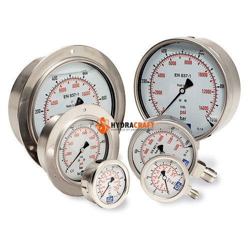 Manometer CEJN Hochdruck-Hydraulik G1/2" D: 100 1600bar Anschluss hinten (41480002)