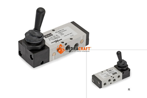 Wegeventil 5/2 Parker P2LAX511VV Handhebelbetätigt  (77011029)