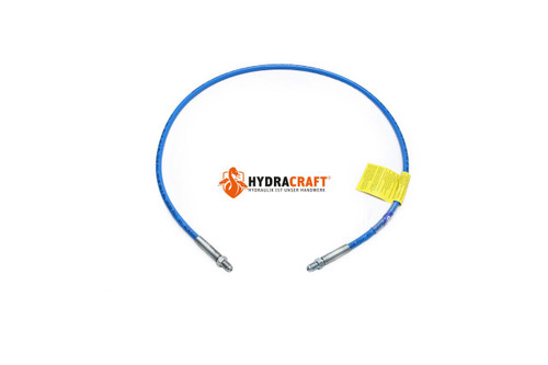 Hochdruckschlauch CEJN inkl. PVC-Schutzschlauch AG 1/4"CMS beidseitig l: 1500 1800bar blau (41440064)