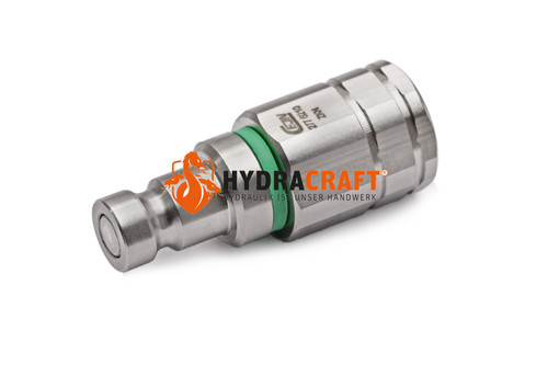 Nippel CEJN Flüssigkeits-Kupplungen 227-Serie mit Ventil DN4 IG1/4" FPM Edelstahl   (41793001)