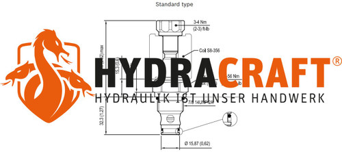 Wegesitzventil Bosch Rexroth OD1505363AS000 2/2 - normally closed Magnet betätigt (78021269)