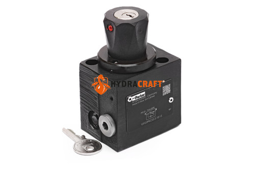 Stromregelventil direktgesteuert Parker GFG2PKCS3.2-10 handbetätigt ohne Rastfunktion (78013012)