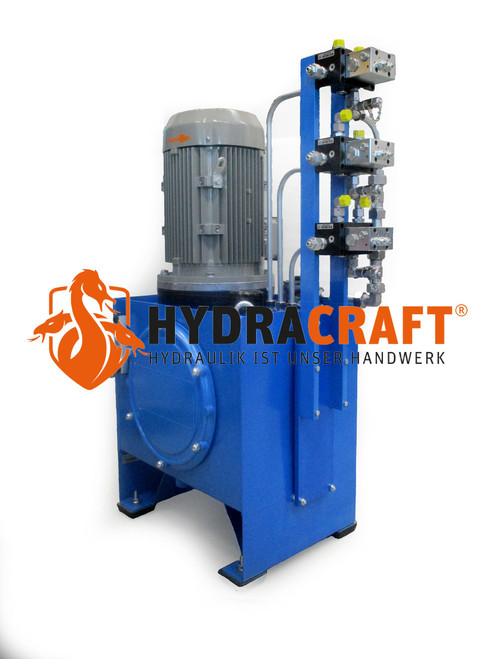 Hydraulikaggregat 7,5 kW; Dreikreissystem mit Druckumschaltventilen  (78260007)