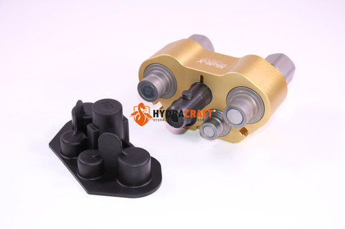 CEJN Kupplung Multi-X Trio 12,5/19 WEO 1x 1/2" + 2x 3/4" Nippelseite GII (41000086)