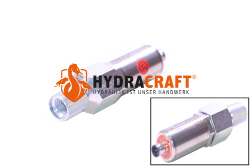 SCPT-Druck/Temperatursensor CAN 0-600 bar 1/2" BSPP Außen inkl. Adapter SCA-1/2-EMA-3 (78999020)