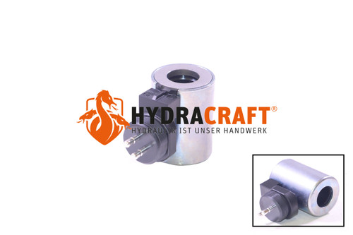 Magnetspule Bosch Rexroth R901117075 GP37-CLASS H U: 24VDC b: 37 d: 19 h: 50 D: 37 (78624007)