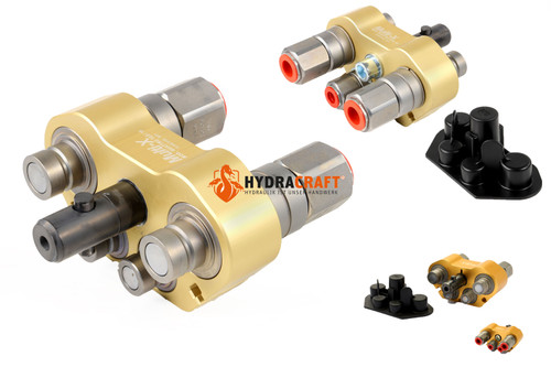 CEJN Kupplung Multi-X Quattro 12,5/19 WEO 1/2" + 3/4" Nippelseite GII  (41000011)