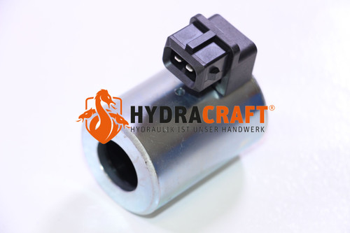 Magnetspule Linde Hydraulics mit Polrohr 0009736309 U: 12VDC b: 37 d: 19 h: 50 (78613012)
