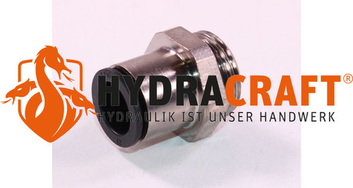 Gerader-Einschraubverbinder Parker D=12 G1/2" vernickelt (77031001)