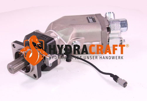Axialkolbenpumpe Parker F3-081-L mit Bypassventil und Elektropneumatischer Kupplung 24 VDC (78241025)