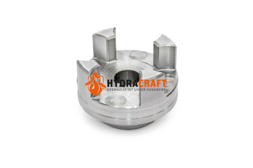Kupplungsnabe Rotex 24 St (Stahl) Kegelbohrung N/2 1:8 Ø17,287 Nut 3,2 (78521014)