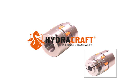 Klauenkupplung Rotex 38 GG (Grauguss) Orange 92° Bohrung mit Nut 42H7 SAE-Verzahnung PB-S Z=13 16/32 (78521024)