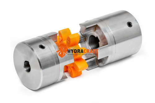 Klauenkupplung Rotex 28 St (Stahl) Orange 92° Bohrung mit Nut 15H7 Bohrung mit Nut 24H7 KTR (78521060)