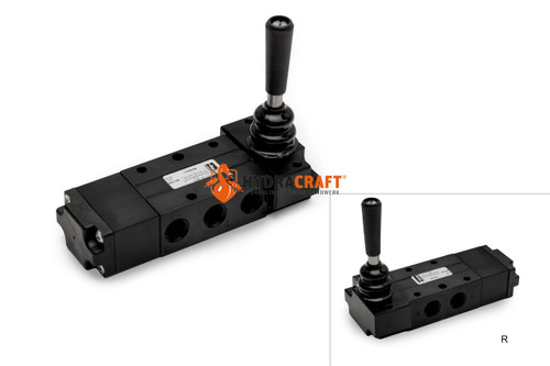 Wegeventil 5/3 Parker B53004LY G1/4  (77011055)