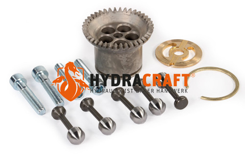 Ersatzteilkit für Parker F11-019 Axialkolbenmotor enthält Pos. 121, 411, 431, 440, 491, 492 (78343329)