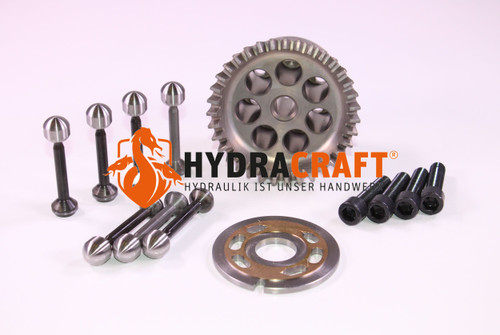 Ersatzteilkit für Parker F12-080 Axialkolbenmotor enthält Pos. 121, 411, 440, 491 bis Baujahr 2023 (78343092)