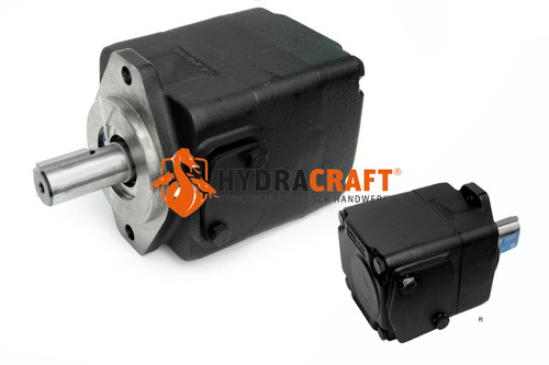 Gehäuse Parker T6E/T6EM/T7ES 000 1*00 A1M0 inkl. Welle Code 1 metrische Anschlussbefest. (78234201)