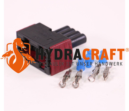 Ventilmagnetstecker Kit AMP 4-polig Danfoss PVE (78641008)