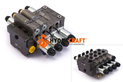 Steuerblock Bosch Rexroth  Wegeventilblock SB12-EM BLOCK 4 Fach (78031020)