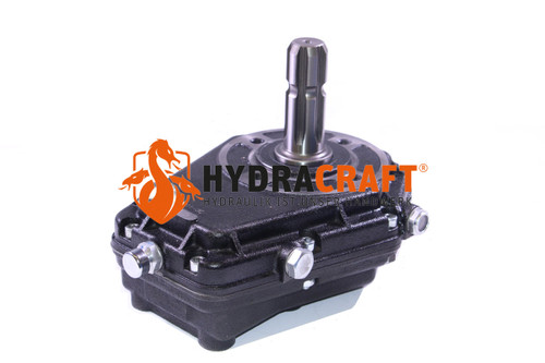 Übersetzungsgetriebe zu DIN Axialkolbenpumpen  mit Zapfwellenstummel 1-3/8" 6 Zähne 72001-4 (78512007)