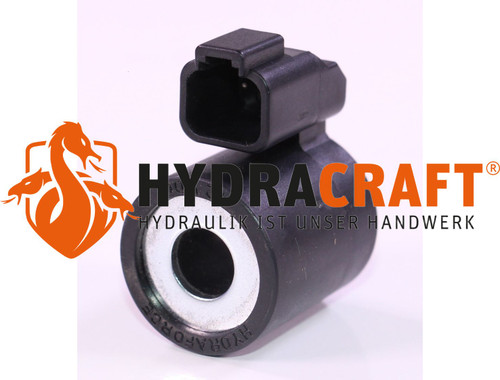 Magnetspule Hydraforce 4301512-12DR-08 U: 12VDC b: 33 d: 13 h: 37 Watt: 14 (78612004)