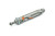 Pneumatikzylinder DIN/ISO 6432 KS: 25 Hub: 50 doppeltwirkend (77021040)