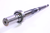 Shaft assembly Parker Code 1 T6EDC Triple pump keyed shaft (ISO 3019/2) (78235032)