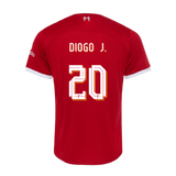 DIOGO J. #20 Liverpool 23/24 Authentic Men's Home Shirt - LFC Font