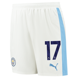 DE BRUYNE #17 Manchester City 23/24 Kid's Home Shirt and Shorts - PL Font