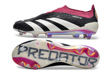 adidas Predator 30 Elite FG Laceless- Black/White