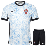 Portugal 2024 Kid's Away Shirt and Shorts