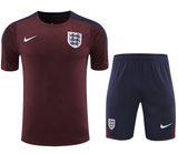 England 2024 Men's Bordeaux Training Shirt