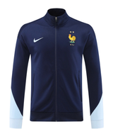 France 2024 Men's Navy Long Zip Jacket